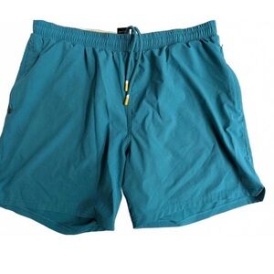 Bonobos Fielder Teal Chino Shorts | Premium Men's Summer Golf Casual | Size L